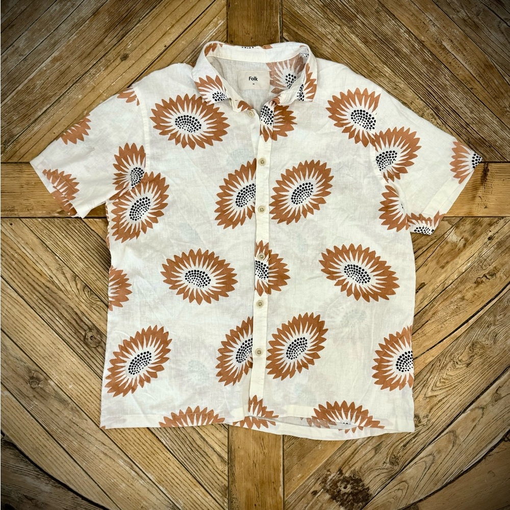 Brand New Folk Casual Button Down Shirt